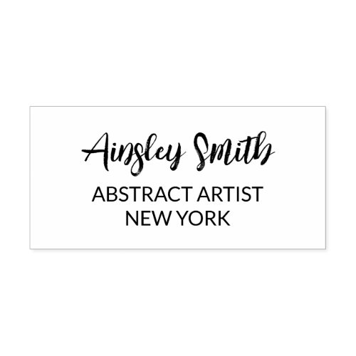 Artist Business Branding Stamp