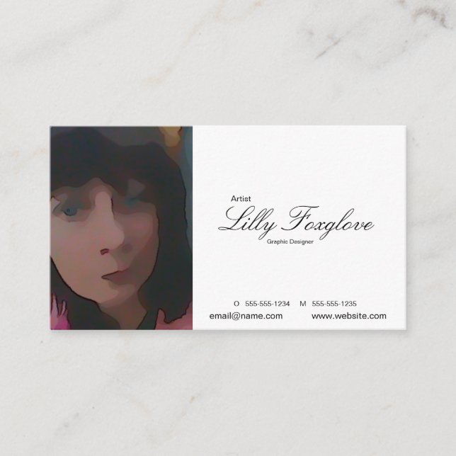 artist business card (Front)
