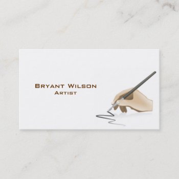 Artist Business Card by pixelholicBC at Zazzle