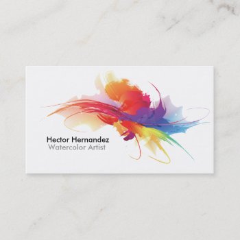 Artist Business Card by CHACKSTER at Zazzle