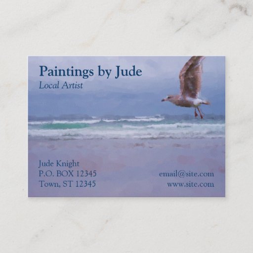 Customizable Artist Business Card