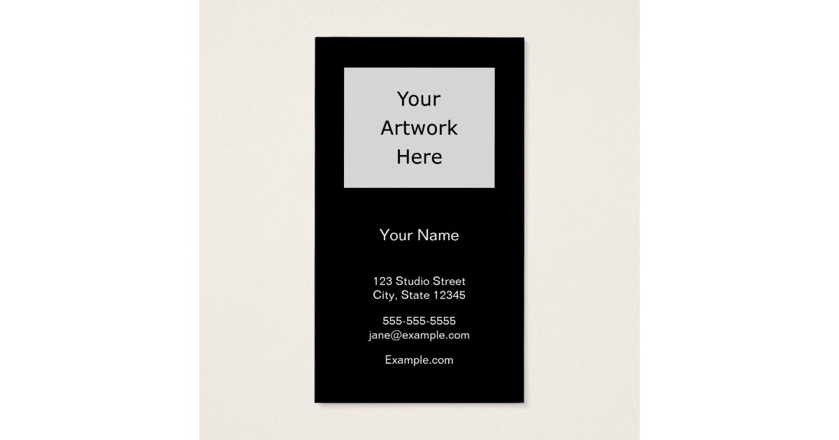 Artist Business Card Zazzle