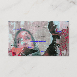 Artist Business Card - Customizable