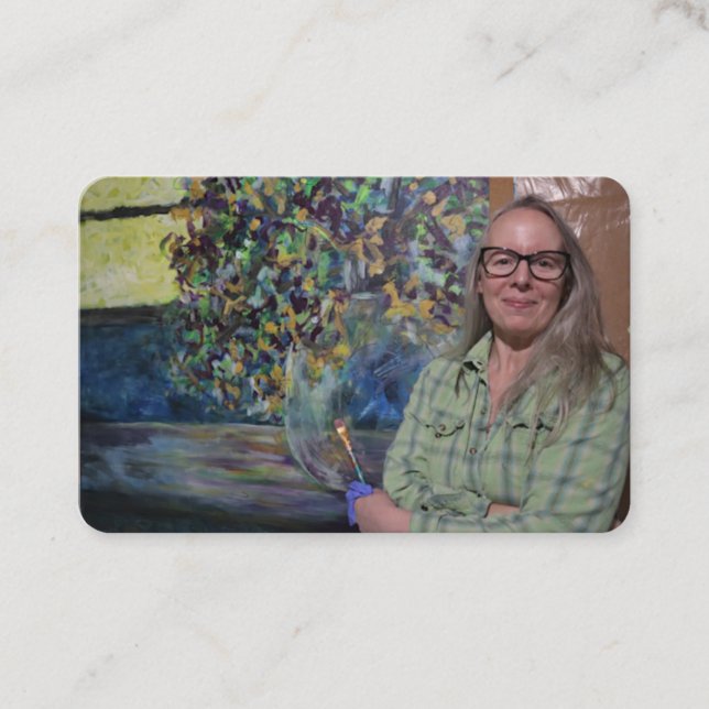 Artist Business Card Template  (Front)