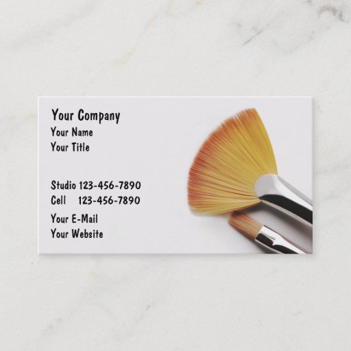 Customizable Artist Business Cards