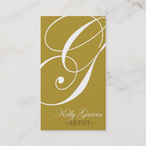 Customizable Artist Business Cards