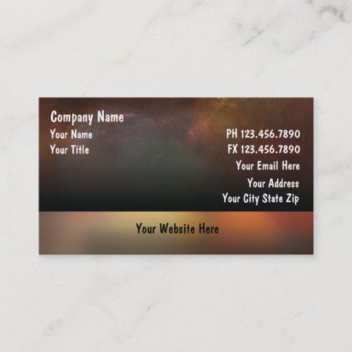 Customizable Artist Business Cards