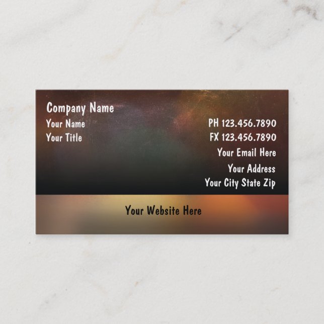 Artist Business Cards (Front)