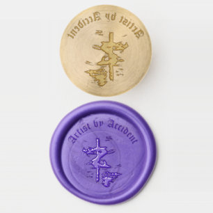 Artist by Accident Wax Seal Stamp