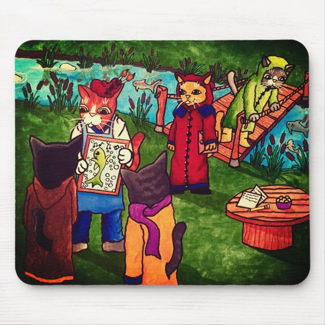 Artist Cat Mouse Pad (Front)