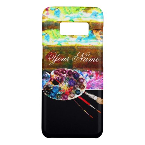 ARTIST COLOR PALETTE AND BRUSHES  Black Case_Mate Samsung Galaxy S8 Case