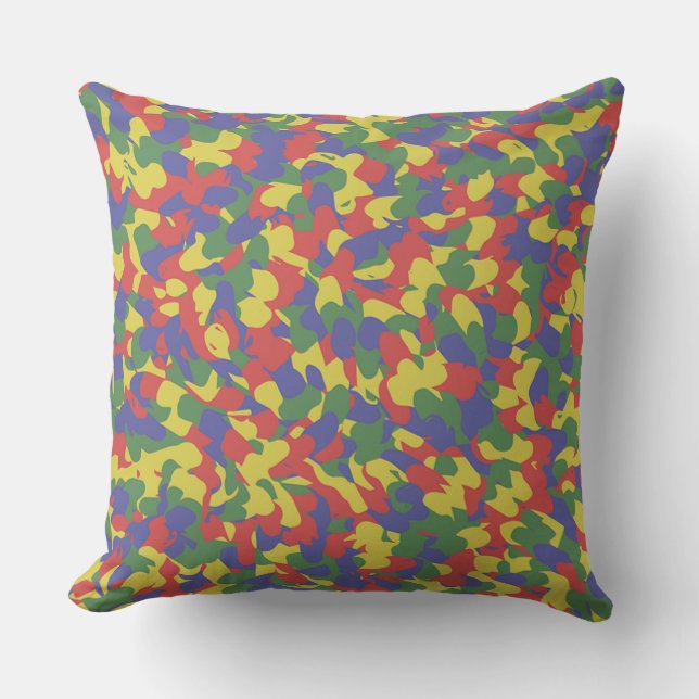 Artist Colors Outdoor Pillow (Front)