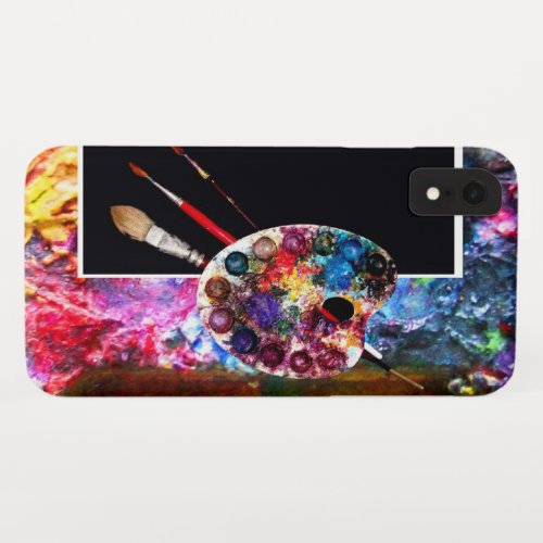 ARTIST COLOUR PALETTE Black iPhone XR Case