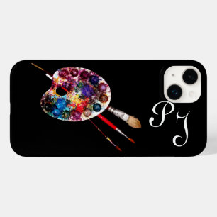 ARTIST COLOUR PALETTE MONOGRAM Black Case-Mate iPhone 14 Plus Case
