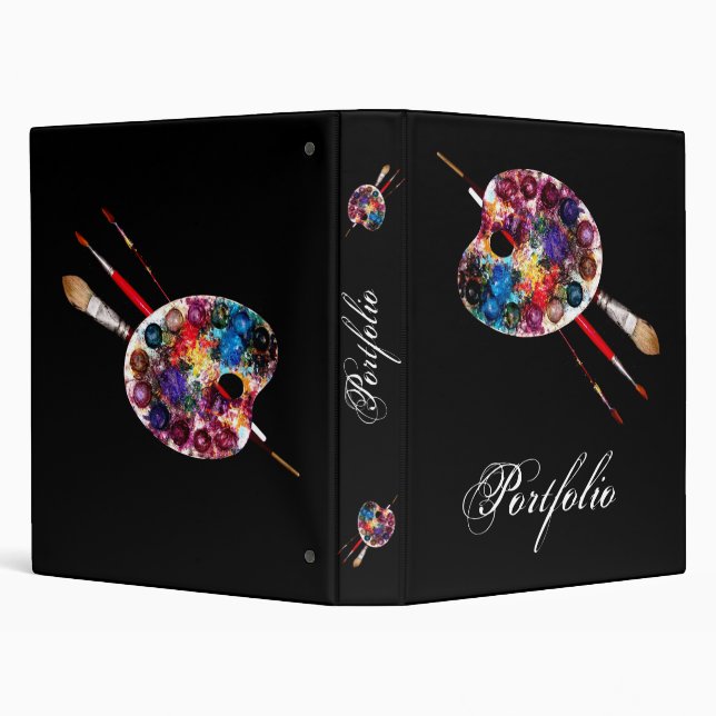 ARTIST COLOUR PALETTE , portfolio Binder (Background)