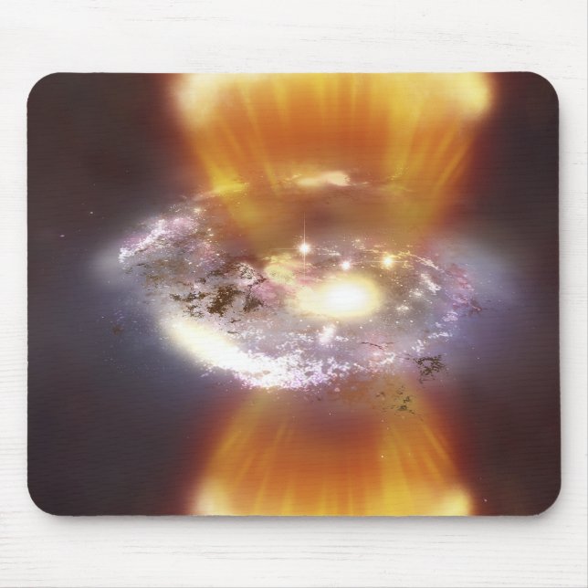 Artist concept of a galaxy mouse pad (Front)