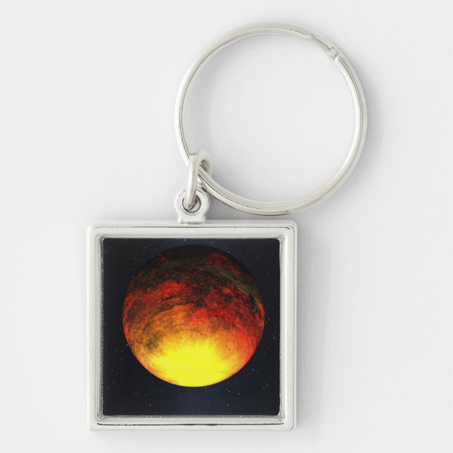 Artist concept of Kepler-10b Keychain (Front)