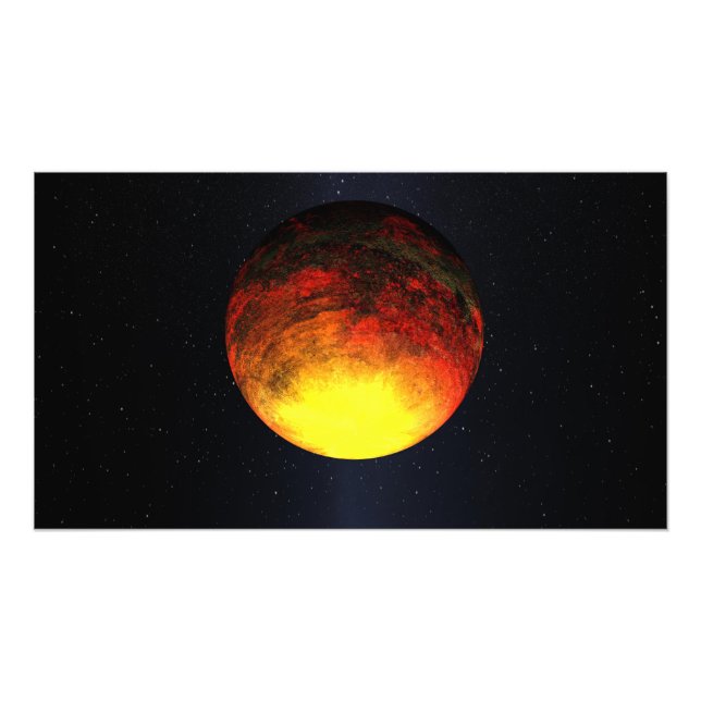Artist concept of Kepler-10b Photo Print (Front)