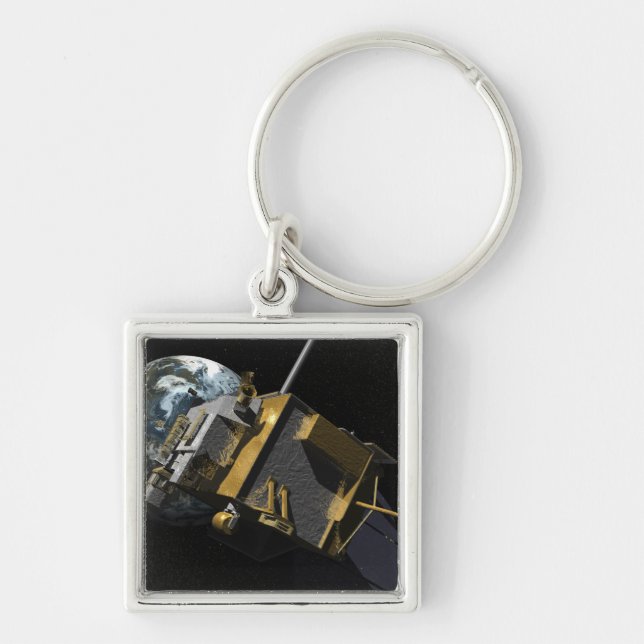 Artist Concept of the Lunar Reconnaissance Orbi 2 Keychain (Front)