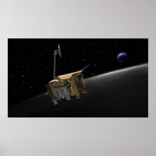 Artist Concept of the Lunar Reconnaissance Orbi 2 Poster