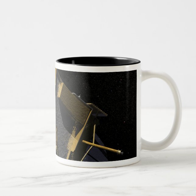 Artist Concept of the Lunar Reconnaissance Orbi 2 Two-Tone Coffee Mug (Right)