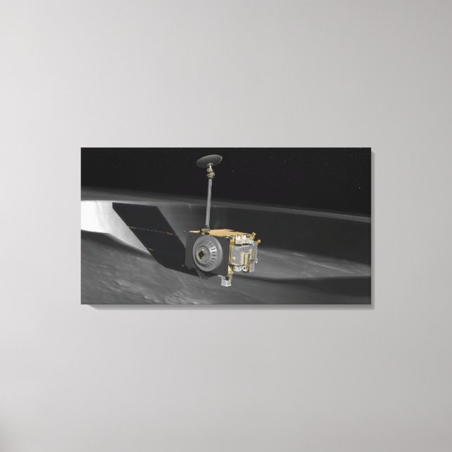 Artist Concept of the Lunar Reconnaissance Orbi 3 Canvas Print (Front)