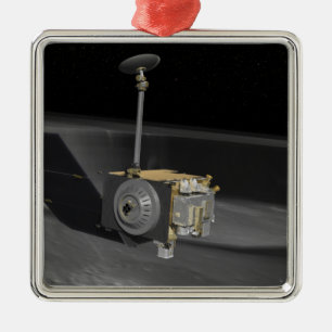 Artist Concept of the Lunar Reconnaissance Orbi 3 Metal Ornament