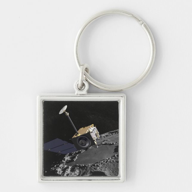 Artist Concept of the Lunar Reconnaissance Orbi Keychain (Front)
