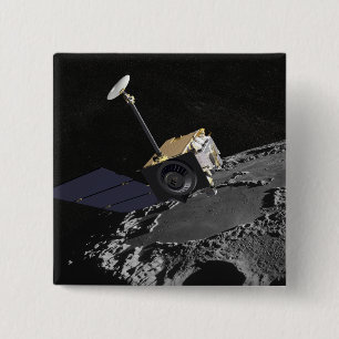 Artist Concept of the Lunar Reconnaissance Orbi Pinback Button