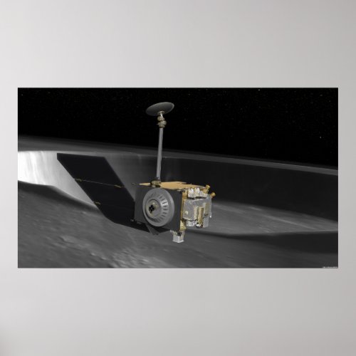 Artist Concept of the Lunar Reconnaissance Orbi Poster