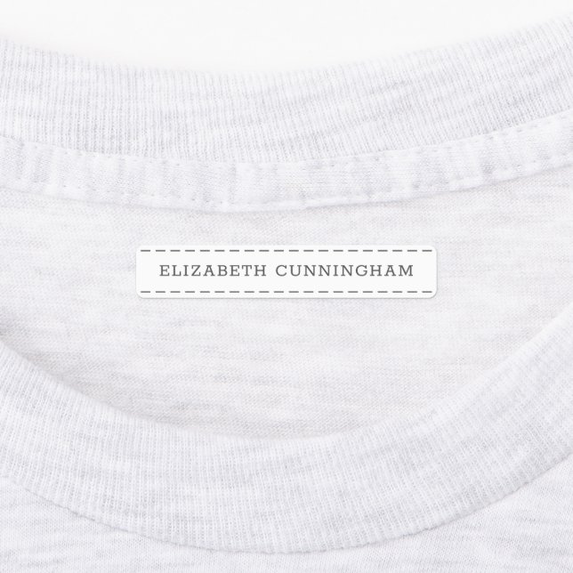 Artist Crafter Modern and Simple Stitch Custom Labels (Affixed)