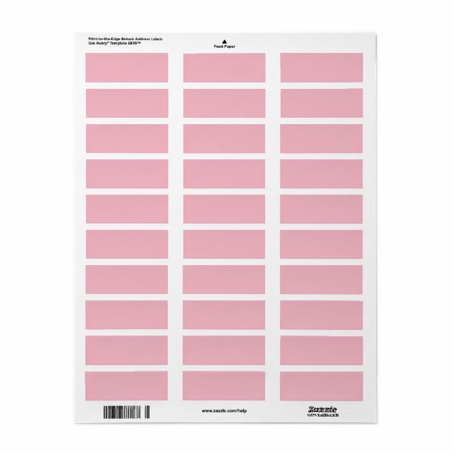 Artist Created Color Templates Labels Stickers (Full Sheet)