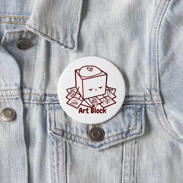Artist Creative Art Block Button (In Situ)