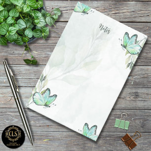 Artist Custom Butterfly Florals Post-it Notes
