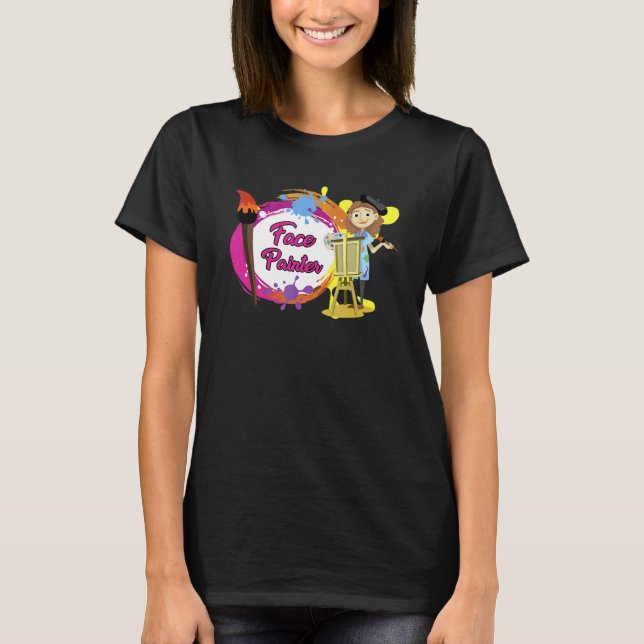 Artist Faces Painter T-Shirt (Front)