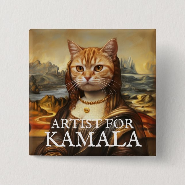 Artist  for Kamala Button (Front)
