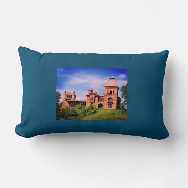 Artist Frederic Edwin Church Hudson, NY Estate Lumbar Pillow (Front)
