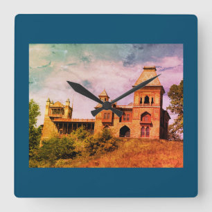 Artist Frederic Edwin Church Hudson, NY Estate Square Wall Clock