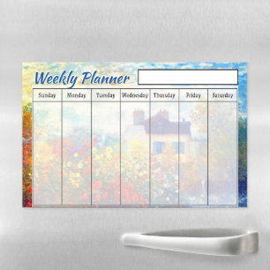 Artist Garden weekly planner  Magnetic Dry Erase Sheet