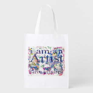 Artist gift, artsy, art quotes tote