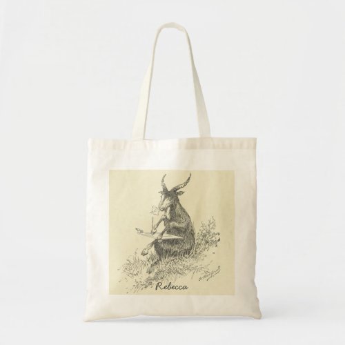 Artist Goat Tote Bag