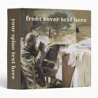 Artist in His Studio by John Singer Sargent 3 Ring Binder