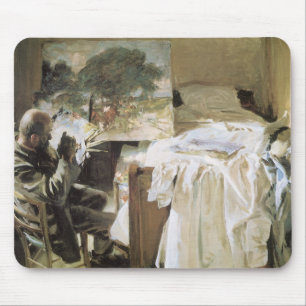 Artist in His Studio by John Singer Sargent Mouse Pad