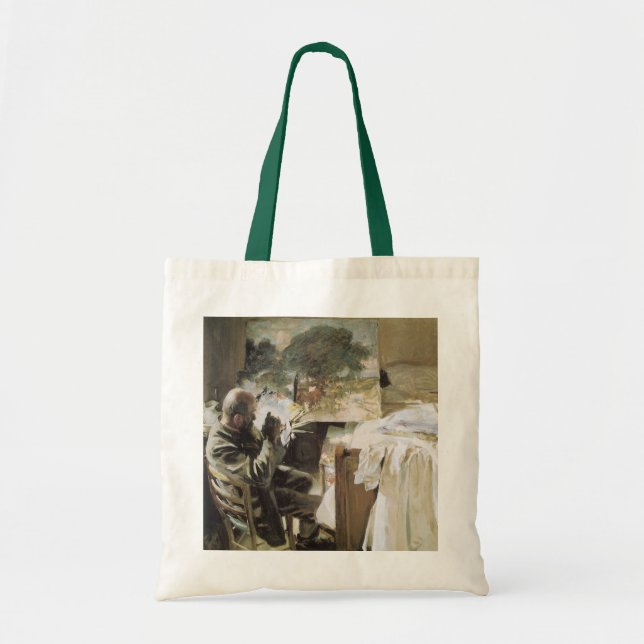 Artist in His Studio by John Singer Sargent Tote Bag (Front)