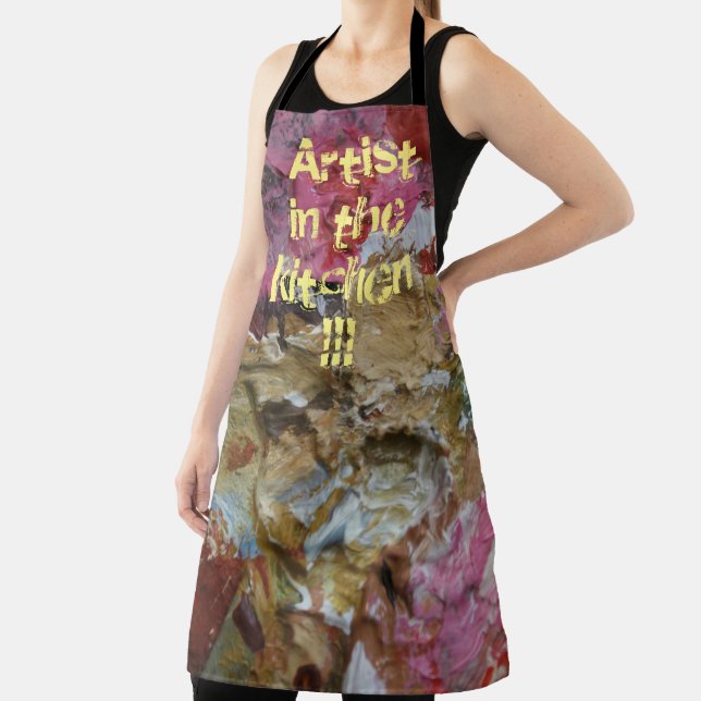 Artist in the kitchen apron (Insitu)