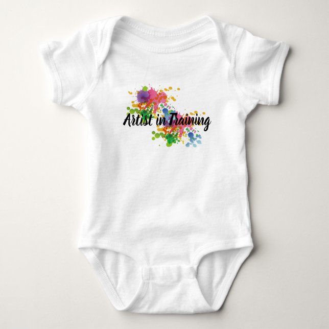 Artist in Training Baby Baby Bodysuit (Front)