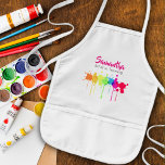 Artist In Training Kid’s Apron Pink at Zazzle