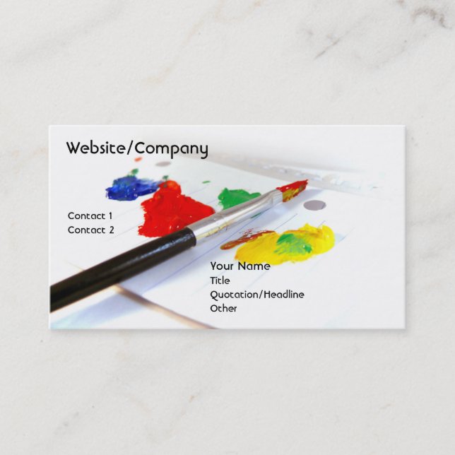 Artist Inc Business Card (Front)