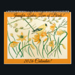 Artist Jennifer Lake’s 2026 Bird Calendar<br><div class="desc">ABOUT JENNIFER LAKE Jennifer Lake International artist Jennifer Lake is an amazingly versatile artist. Best known for her detailed folk art paintings, her work is cherished by collectors internationally and in the United States, Canada and Japan. Many of her print series have completely sold out. There are over 1500 paintings...</div>