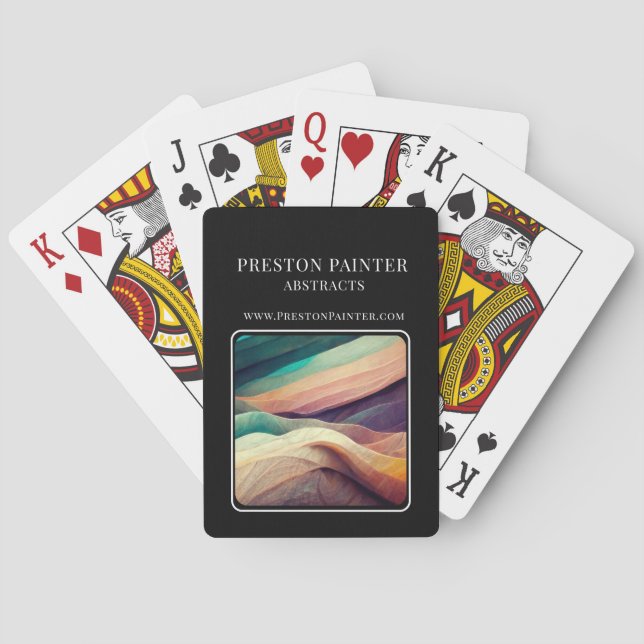 ARTIST MARKETING  POKER CARDS (Back)